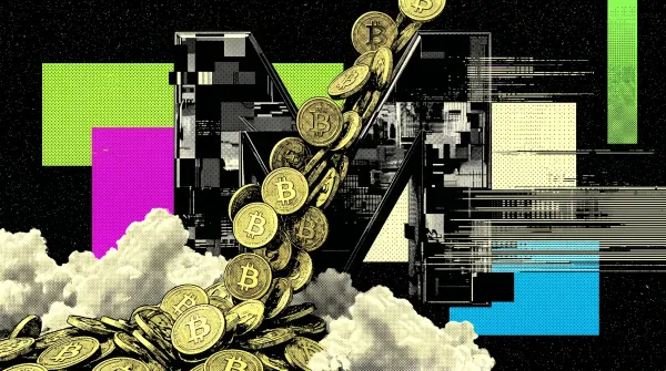 Illustration of Bitcoin coins flowing into the Strategy (MSTR) logo, representing the company’s latest $100 million Bitcoin purchase.